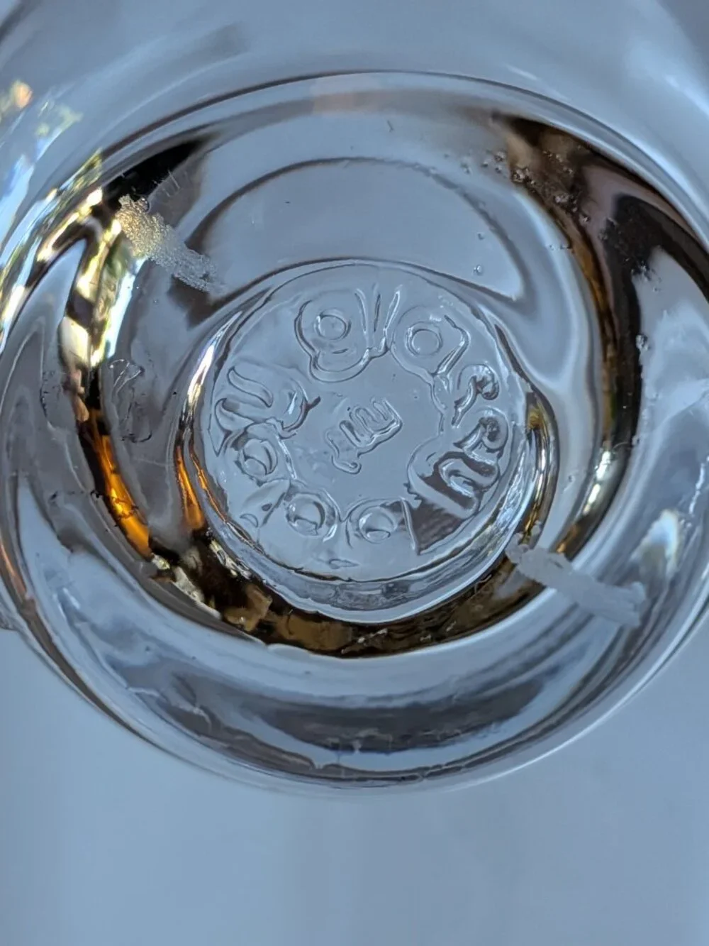 Clear Glassbaby Votive Candle Holder